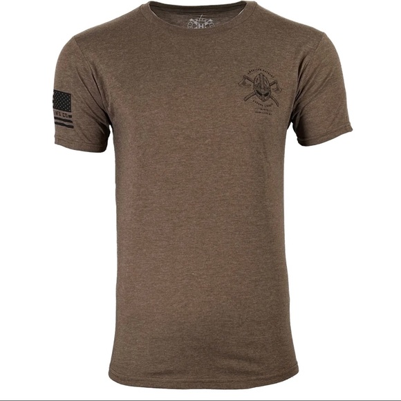 Howitzer Style Men's T-shirt Heart Of Warrior Military Grunt - Picture 2 of 8